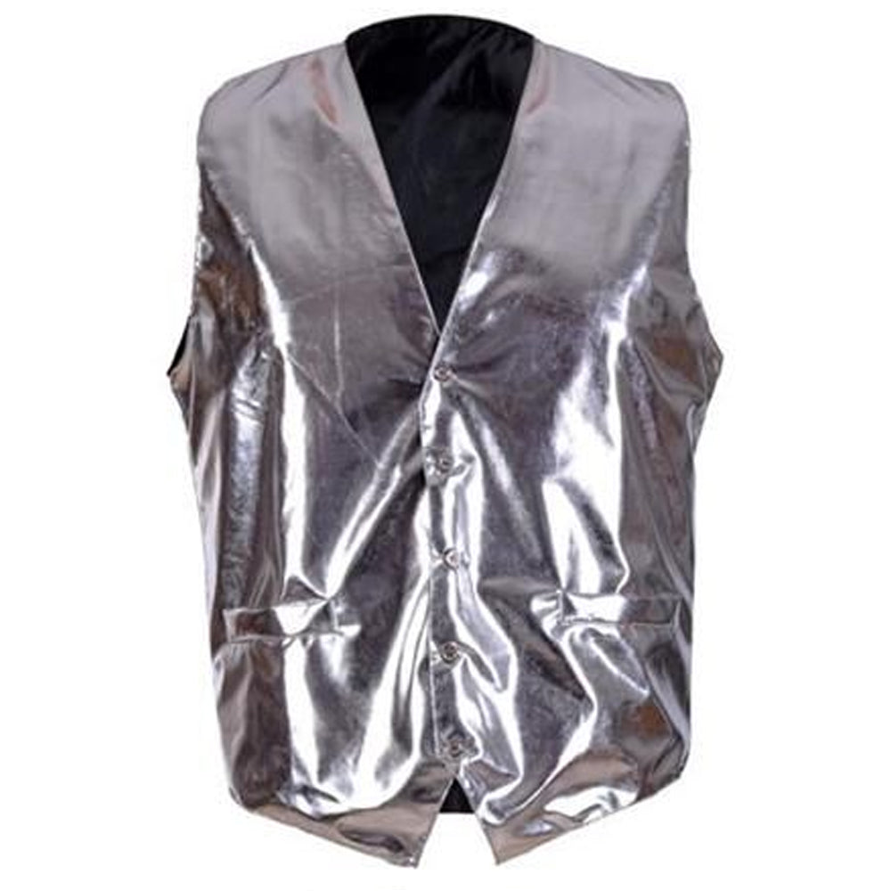 Metallic Waistcoat Silver – Applejack Edinburgh